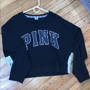 Black and gray sweatshirt from PINK